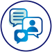 6F social media feeds icon
