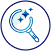6F Media semantic search icon graphic
