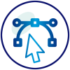 6F Media vectorisation icon graphic