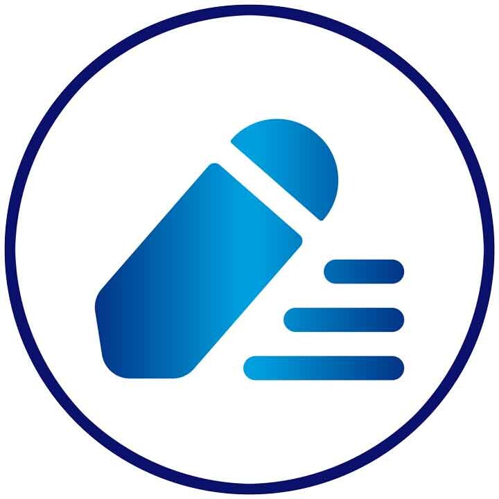 6F Media Creative and Content icon graphic