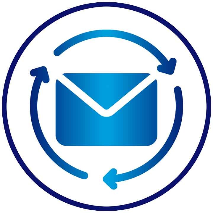 6F Media Lifecycle and Email
icon graphic
