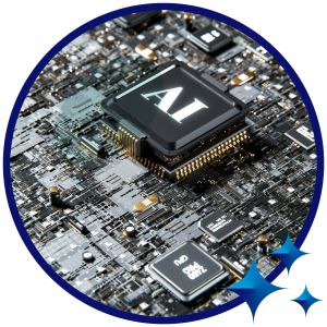 6F Building a Future-Proof AI Infrastructure image of a motherboard.