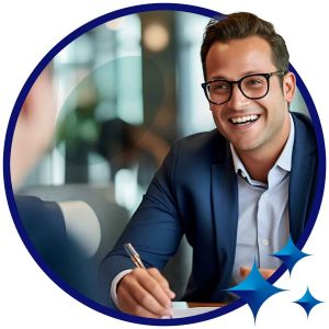 6F financial advisor talking to client