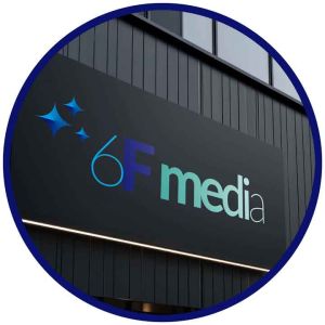 6F Media sign image