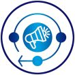 6F Media Marketing System and Automation icon graphic